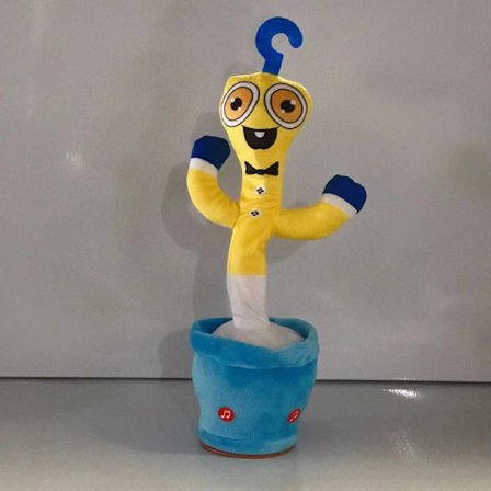 Dansande kaktus som upprepar vad du säger, sjungande kaktus inspelningsleksaker