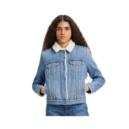 Jackor Levi's Sherpa Trucker Blå 158 - 162 Cm/xs