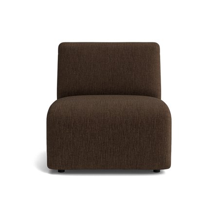 Friday 1 personers modul Boston Mørkebrun sofa - Mørkebrun - 72x94x78cm - Komfortabel & stilfuld sektionssofa - Perfekt til afslapning