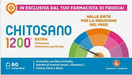 Chitosano 1200 Extra 60 Compresse