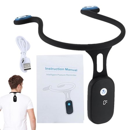 Smart Back Support Corrector For Hunchback, Smart Back Posture Corrector, Posture Correcting, Vibration Reminder Neck Posture, Posture For Neck