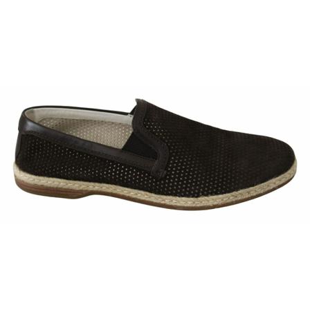 Dolce & Gabbana, Perforated Loafers Bruin, Heren, Maat:42 EU
