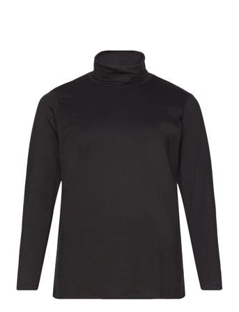 Vivi, L/S, Turtleneck Høyhalset Pologenser Svart Zizzi*Betinget Tilbud