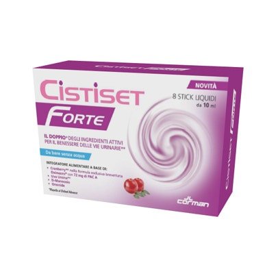 Cistiset Forte 8 Stick 10ml - Integratore Benessere Urinario