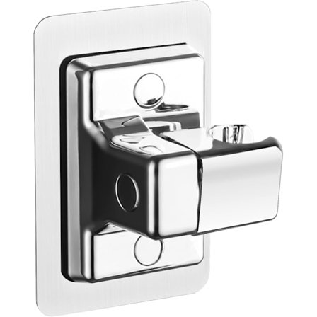 Brusehovedholder, justerbar vinkel bruseholder, solid pasta håndbruseholder uden boring