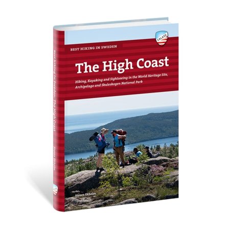 Calazo förlag Best hiking in Sweden: The High Coast literature Red OneSize