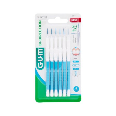 Gum Bi-Direction Scovolini Punta Microfine 6 Pezzi