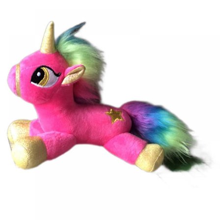 Gosedjur, gosedjur, plysch enhörning gosedjur kuddleksaker, plysch enhörning födelsedagspresent flickor mjuk plysch lekset, plysch häst gosedjur