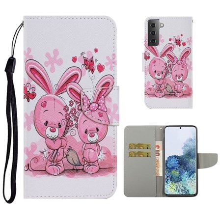 Wonderland Samsung Galaxy S21 Flip etui - Kanin