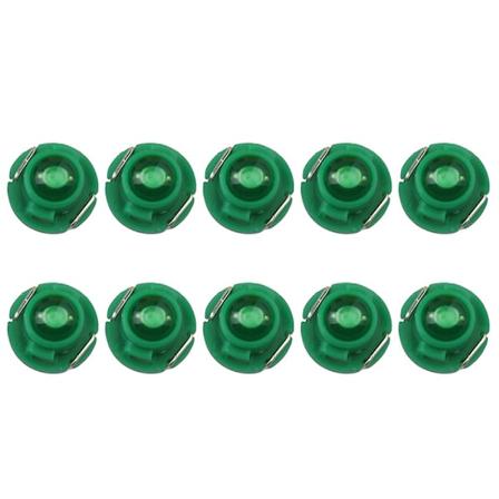 10 kpl T3 Led 1smd 12v Auton Kojelaudan Ilmaisinvalo Sis valaistuslamput Green