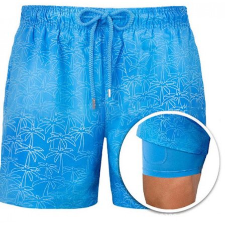 Badbyxor för män, badshorts, boardshorts, snabbtorkande strandshorts - DK6017