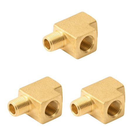 3 STK Pipe Fitting Street Tee Mann Run Tee