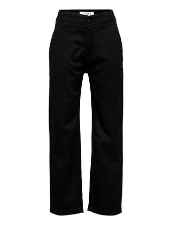 Trousers Vilgot Wide Chinos Black Lindex