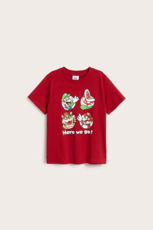 Kappahl | T-shirt Super Mario | Röd