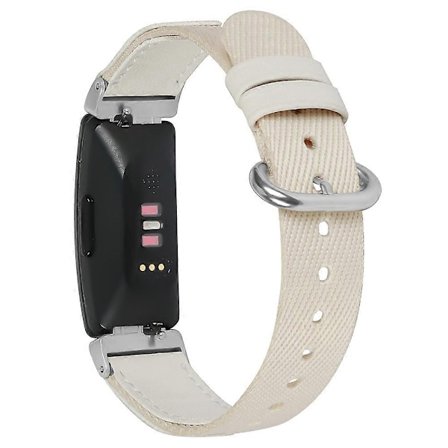 Type B Kompatibel med Fitbit Inspire 2 Nylon Flettet Klokkereim Justerbar Erstatningsarmbånd - Perfet