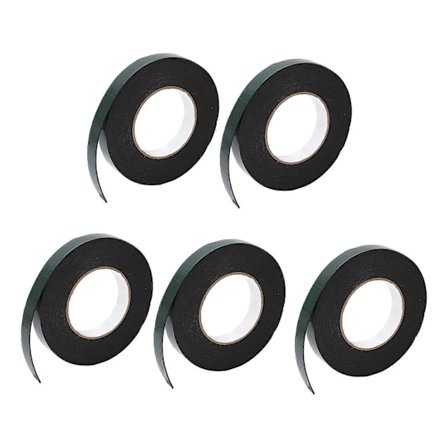 5 stk. PE Skumtape Multifunksjonell Vanntett Dobbeltsidig Tape 1mm Limlag 20mm Bredde