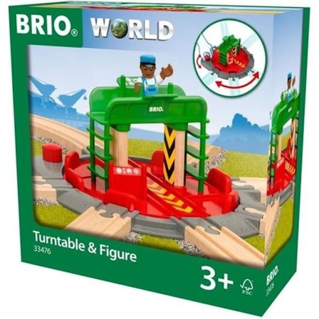Brio World Turntable and Character - Tillbehör för tågbana i trä - Ravensburger - Unisex från 3 år - 33476