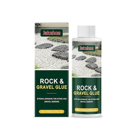 Multifunktionel udendørs gruslim - Stærk stenlim til stier, landskabspleje og blomsterbede - Vejrbestandig, nem at påføre, langtidsholdbar