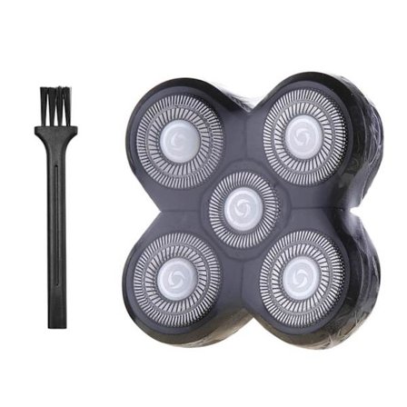 Udskiftning af elektrisk barbermaskine 5 bladehoveder 5D flydende udskiftningsbladehoveder