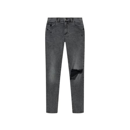 Dolce & Gabbana Slim-fit jeans Grå, Herre