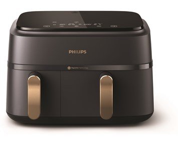Philips-NA352/00-Airfryer med dobbel kurv - dobbelt så mange muligheter-Cooking-Airfryer