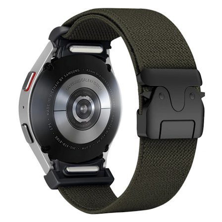 Fallskärmsrem för Samsung Galaxy Watch 7 FE 6 4 Classic 5 pro 44mm 40mm 47 Utan glipor stretch Nylonarmband Galaxy Watch 7 Armband