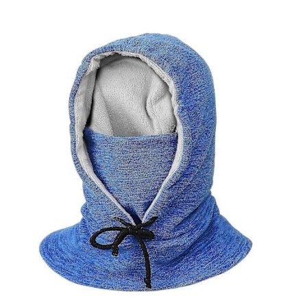 Vinterbalaklava for menn - Varm lue for løping og sykling med vindbeskyttende nakkebeskyttelse