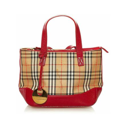 Burberry Vintage Pre-owned HandTass , Bruin , Dames , Maat: ONE Size Vintage Tassen