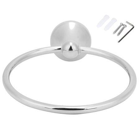 Håndklæde Ring i Rustfrit Stål Slidstærkt Anti-Rust Håndklædeholder til Badeværelseshåndklæde Ring