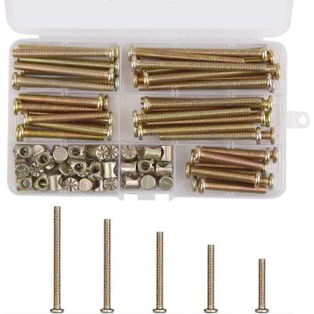 100 st AcserGery Present M6 Cylinderhuvudbultar (6 X 40 mm, 6 X 50 mm, 6 X 60 mm, 6 X