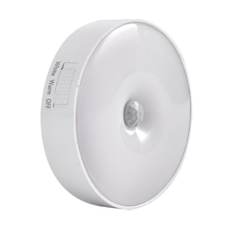 Sensor Nattljus Inomhus Uppladdningsbar Liten Led Skåpsljus Varm Skåpsljus Batteridriven