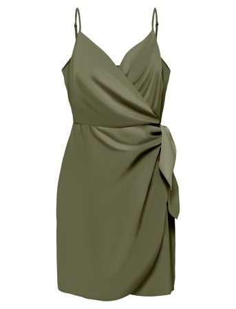 ONLY | Onlalma Life Vis Isa Wrap Dress Solid | M