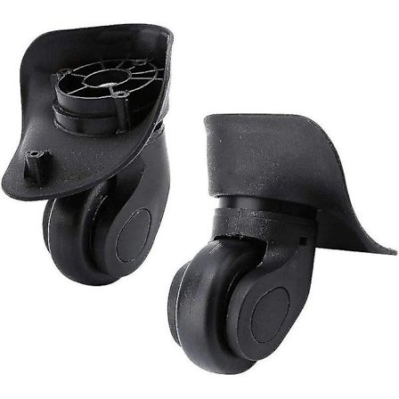 Universella Tysta Kraftiga Ersättningshjul i Gummi för Resväska, Par, Kompatibla med Samsonite Platinium Bagage Resväska Utbytesreparation