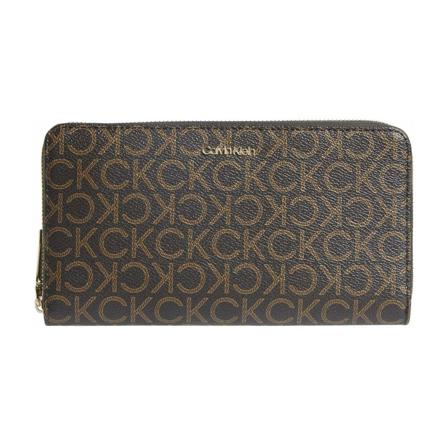 Calvin Klein, Wallets & Cardholders Brązowy, Kobieta, Rozmiar: ONE Size