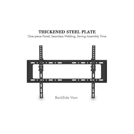 Lutande TV-väggfäste – Universellt stöd för 32" - 70" skärmar med VESA 75x75-600x400 med en maximal vikt på 50 kg - Svart KLB