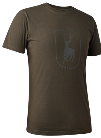Deerhunter Logo T-Shirt Fallen Leaf - T-Shirts & Piké