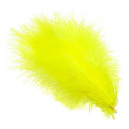 Marabou Plumes - Fluo Yellow