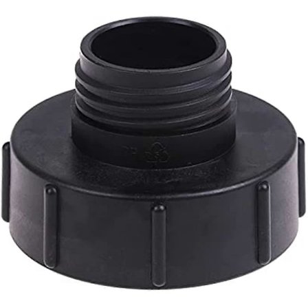 IBC Tank Adapter Slangekrantilkobling DN80 3 Tommer S100x8 100 mm Grovgjenge Til 2 Tommer S60x6 60 mm Vannlagringstankkran IBC Tankbeslag Gjenget C