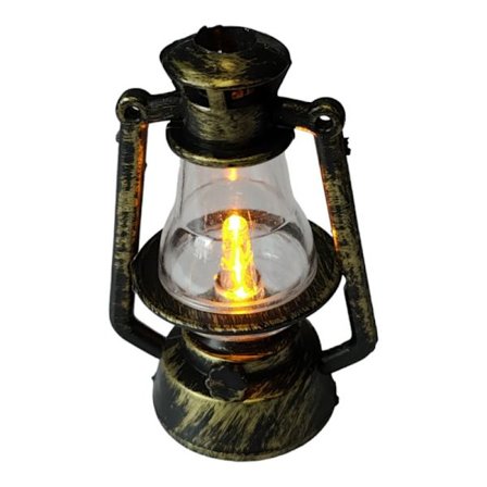 Batteridriven Miniatyr Lykta-Lanterna-Oljelampa
