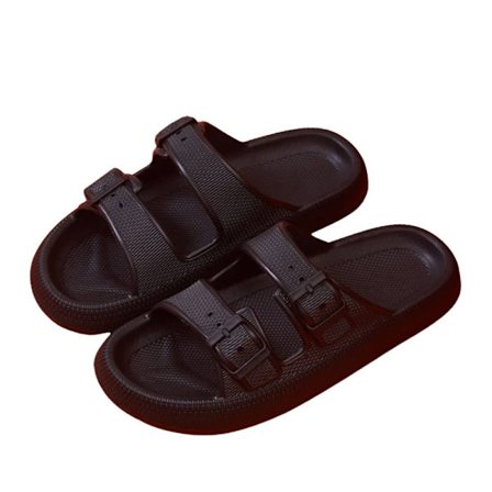 Happy Slippers - Snygga mjuka tofflor med spänne för kvinnor och män i flera färger