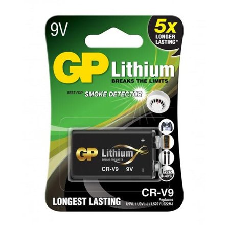 GP Batteries CRV9SD-2U1 Litiumbatteri 9V, Batterier