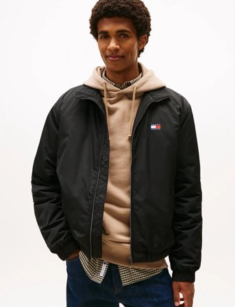 Tommy Jeans Tjm Essential Padded Jacket Ext - Black - M