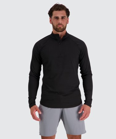 Men's ComfyKnit Half-Zip black / L