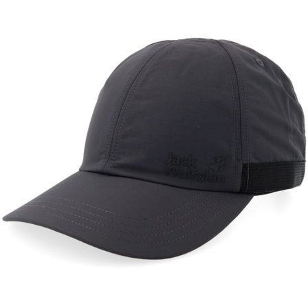 Jack Wolfskin - Svart unconstructed Keps - Phantom Black Dad Cap @ Hatstore
