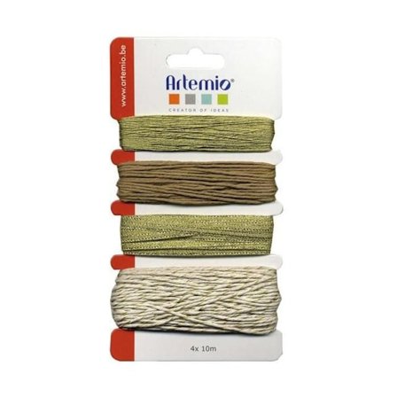 Sortiment av gyllene snören