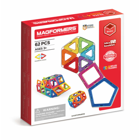 Magformers Basic 62 Delar Multifärg