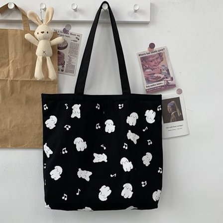 Naisten iso laukku Söpö tyyli kangaskassi D D