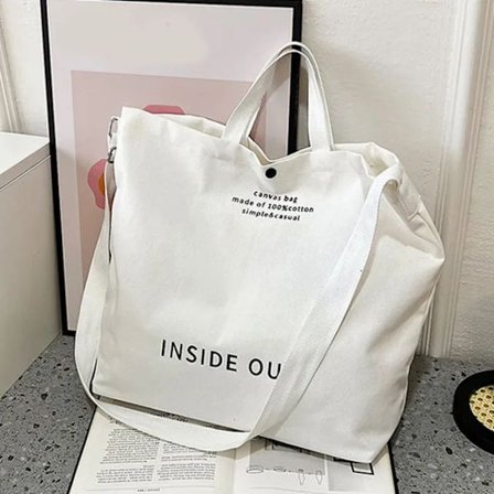 Women Canvas Tote Casual Shoulder Work Bag Large Capacity Crossbody Top Handle Bag Multifunction Big Shopping Cross-body Handbag