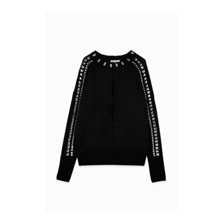 Patrizia Pepe Maglia Premium Art. 2M4128Am36 Sort, Dame Striktrøjer