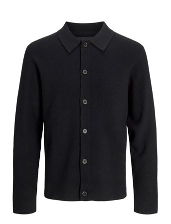 Jprblamilano Spring Knit Cardigan Black Jack & J S